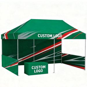 300D Oxford vải thương mại cấp 10x10ft tearproof trong nhà/ngoài trời gazebo Tán lều triển lãm thương mại khung nhôm 3x6m có thể gập lại - Product Image 2