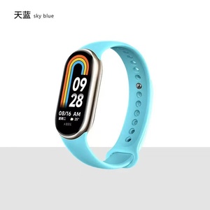 BEEFLYPOWER en Stock, Correas <span class=keywords><strong>de</strong></span> Reloj Deportivas Inteligentes <span class=keywords><strong>de</strong></span> Silicona Coloridas para Xiaomi <span class=keywords><strong>Band</strong></span> 8 9 10 - Product Image 4