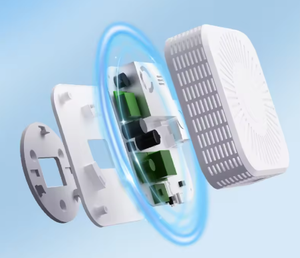 YF100 lorawan CO2ตรวจจับคุณภาพอากาศภายใน/ภายนอกอาคาร Wi-Fi 4G PM2.5 TVOC Hcho เสียงเบา - Product Image 4