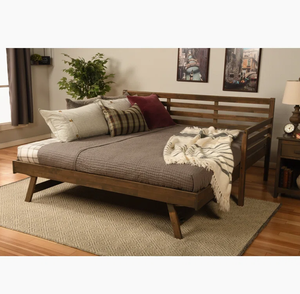 Canapé-<span class=keywords><strong>lit</strong></span> moderne en bois massif rétractable et durable en bois de pin pour meubles de salon d'appartement - Product Image 2
