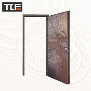 Porte de sécurité en acier galvanisé simple, design moderne et élégant en acier inoxydable, pour la maison, Indonésie - Product Image 4