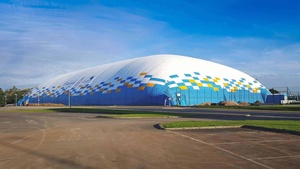 Dôme gonflable ignifuge écologique, structure à membrane à grande portée pour <span class=keywords><strong>stade</strong></span> sportif intérieur - Product Image 2