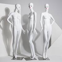 Mannequin de présentation de vêtements pour magasin de vêtements, mannequin de pose pour robe, mannequin femme en fibre de verre blanc, mannequin de corps entier, corps féminin