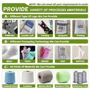 झुजी मध्य-लंबाई पत्र स्टिंकी इन पुरुषों के लिए फैशनेबल खेल मोजे वसंत शरद ऋतु के पसीने-शोषक सांस लेने योग्य उच्च-चालक शरीर के बच्चे - Product Image 6