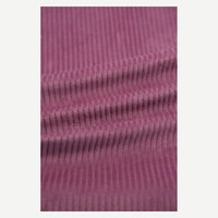 Tissu en velours côtelé extensible 100% polyester tricoté chaîne avec fil 75D de poids moyen pour housses de canapé et textiles de maison