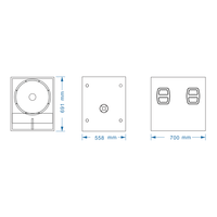 Caja de Subwoofer Pasivo de Neodimio de 18 Pulgadas, Personalizada por Fábrica A18, Sistema de Sonido Profesional, Altavoz de Audio