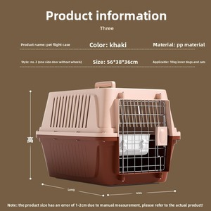 Boîte de transport aérien réglable pour animaux de compagnie Capsule de voyage portable pour chat et cage pour <span class=keywords><strong>chien</strong></span> Matériau PP Motif transparent pour grands petits chiens - Product Image 5
