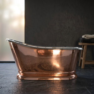 Bañera de Cobre Individual de Lujo para Villa, de Pie, de Venta Caliente, Bañera de Cobre Brillante para Uso en Baños - I H C - Product Image 1