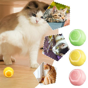 Yüksek kaliteli elektrikli <span class=keywords><strong>Pet</strong></span> kedi topu haddeleme makinesi akıllı haddeleme topu oynak ve Bite dayanıklı kedi oyuncak kediler ve köpekler için