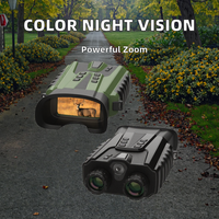 Jumelles de vision nocturne couleur avec zoom optique 4x, professionnelles, longue portée, résolution 640x480, enregistrement vidéo 25 ips, 7