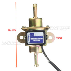 Pompe à carburant électrique universelle 12V 3-5PSI basse pression pour essence, gaz, diesel, avec tube de 1/4 pour voiture, moto, VTT EP5000 (1 ou 2 pièces) - Product Image 6