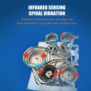 Máy đóng gói tự động đa đầu cho linh kiện phần cứng: ốc vít, đai ốc, bu lông, vòng đệm, đinh, máy đếm sợi, máy đóng gói - Product Image 5