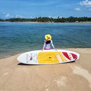 カスタマイズ対応 安価で丈夫なフォーム製スタンドアップパドルボード 男女兼用 高耐久性フォーム フラットウォーター用ソリッドSUPパドルボード 初心者向け - Product Image 2