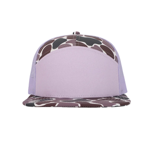 Rétro classique canard camouflage 5 panneaux toile camionneur chapeau 168 maille vieille école mode casquette de Baseball performance de pêche - Product Image 2