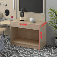 Ensemble de meubles de chambre à coucher modernes en bois de pin sur mesure, durables, de haute qualité, pour hôtels, appartements, projets commerciaux et hôteliers