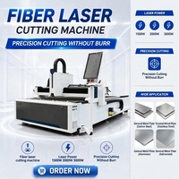 Machine de découpe laser à fibre métallique automatique CNC de haute précision, précision 0,05 mm, 2000 W, acier inoxydable, acier au carbone