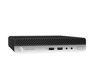 Ordinateur de bureau <span class=keywords><strong>HP</strong></span> <span class=keywords><strong>ProDesk</strong></span> Mini 400 <span class=keywords><strong>G4</strong></span> I5-8500T/i7-8700T 8G 256G - Product Image 1