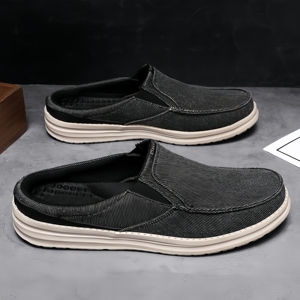 Mocassins mi-ouverts pour hommes en été, respirants et confortables. Chaussures décontractées pour hommes, chaussures pieds nus, chaussures pour garçons - Product Image 3