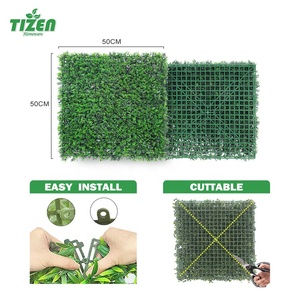 Tizen decoração para área externa, uv, resistente, jardim, para áreas externas, decoração verde, caixa de pinha, pendurar, plantas artificiais, parede de grama - Product Image 5