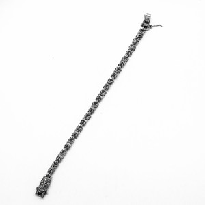 สร้อยข้อมือสมอเรือเงินธิเบตของผู้ชายสร้อยข้อมือแฟชั่น - Product Image 2