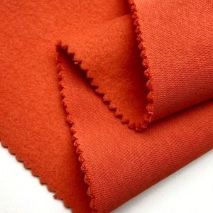 Cvc Terry Lông Cừu 68% Cotton 32% Polyester Dệt Kim Tùy Chỉnh Một Bên Bàn Chải Pháp Terry Lông Cừu Áo Vải Cho Áo - Product Image 4