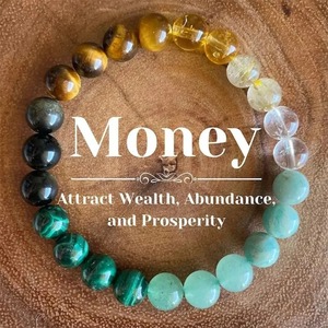 สร้อยข้อมือแฟชั่นทำด้วยมือสำหรับผู้หญิงโรสควอตซ์และอเมทิสต์เสน่ห์นำโชคและของขวัญสุดพิเศษ - Product Image 2