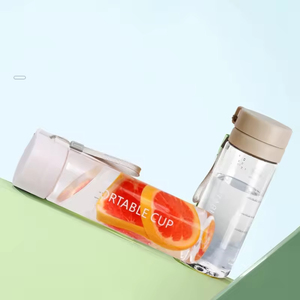 Custom 800ml Portable GYM Clear Custom Logo Drinking <b>Cup</b> <b>Plastic</b> Sports Water Bottle Transparent PC Camp - Product Image 3