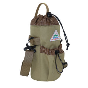 Pochette de transport personnalisée pour bouteille d'eau de randonnée en plein air avec sangle en toile - Product Image 3