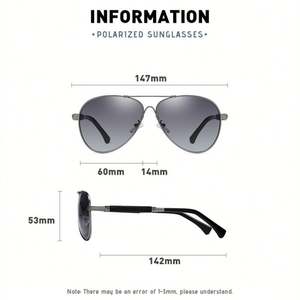 Lunettes de soleil polarisées UV400 personnalisées 2025 en alliage, photochromiques, vision nocturne, pour la conduite, la pêche, pour hommes et femmes - Product Image 6