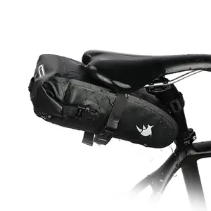 모조리 자전거 가방 안장 좌석 팩-Rhinowalk 2021 새로운 자전거 안장 가방 2.5L 방수 뒷좌석 Bikepacking 자갈 자전거 사이클링 안장 팩