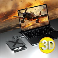Unidad de Blu-Ray Externa para PC, USB 3.0 Tipo-C, Grabadora de BD/DVD, Reproductor de Blu-ray Portátil, Grabadora de Discos BD 6X para PC, Windows, Mac