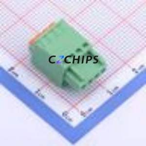 DB2EKD-2.5-4P-GN Plug-in Terminal Block P=2.5mm Connector ( Connector Type: Male Plug )( Construction: 1x4P )( Pitch: 2.5mm ) - Product Image 2