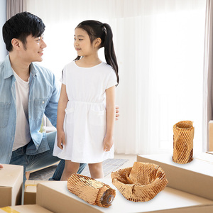 <span class=keywords><strong>2025</strong></span> thiết kế mới bảo vệ bao bì đệm gói Kraft tổ ong giấy Dispenser - Product Image 6