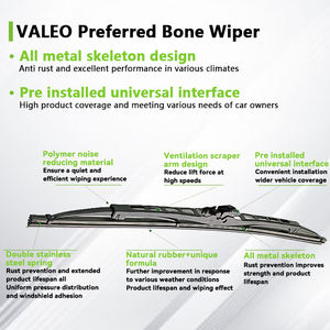 <span class=keywords><strong>Escobillas</strong></span> Limpiaparabrisas Tradicionales Universales <span class=keywords><strong>Valeo</strong></span>, las Más Vendidas, para Autos de 14'' a 26'' - Product Image 4