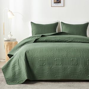 Set di biancheria da letto <span class=keywords><strong>trapunta</strong></span> in <span class=keywords><strong>cotone</strong></span> di lusso doppio/gemello/regina/King Size estate grande coperta <span class=keywords><strong>trapunta</strong></span> - Product Image 4