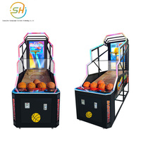 Machine de basket-ball pliable de luxe pour adultes, machine de jeu de tir électronique, machine de jeu d'arcade pour enfants