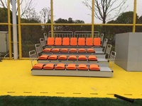 Gradins rétractables en HDPE |   Système de chaise télescopique pour une utilisation intérieure gain de place, conception durable et compacte, capacité inférieure à 3 kg