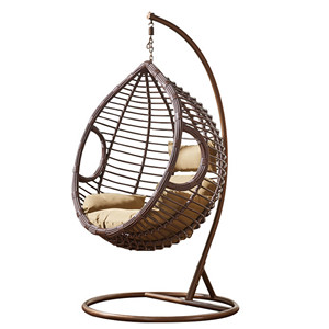 Balançoire d'intérieur en coton à pampilles rondes, <span class=keywords><strong>hamac</strong></span> beige, chaise à suspendre <span class=keywords><strong>pour</strong></span> meubles de jardin/ - Product Image 2
