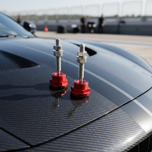Kit de Pasadores de Capó de Alta Precisión con Bloqueo Rápido, de Aluminio Anodizado Amarillo de 22mm, Botones de Presión para Capó de Coche, Desde China - Product Image 6