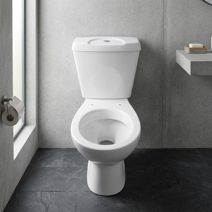 Irani WC ชุดโถส้วมเซรามิกสีขาว, ชุดสุขภัณฑ์พร้อมฝาชักโครกสองชั้น - Product Image 2