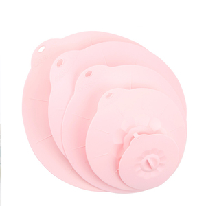 Couvre-aliments empilables en silicone de style dessin animé, étanches, extensibles, compatibles micro-ondes, réutilisables, pour la cuisine, cadeaux - Product Image 2
