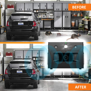 3 mod ultrasonik hayvan haşere kovucu ile yanıp sönen ışık kedi ses 600m ² etkili fareler Rats Monkeys hamamböceği karıncalar örümcekler - Product Image 5