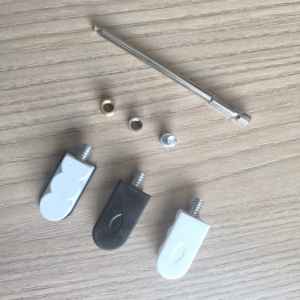 New Arrivals Plastic <b>Cabinet</b> Screw <b>Shelf</b> Support Brackets Furniture Connectors Fitting Hardware 3-in-1 - Product Image 6