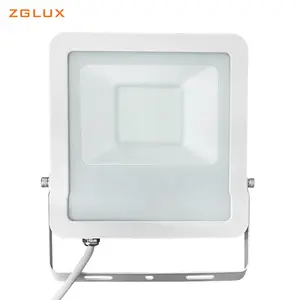 Industrie beleuchtung ZGLUX Professional Design mit weißem Gehäuse LED-Flutlicht der Star-Serie für Außen beleuchtung