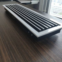 Chine Offre Spéciale blanc couleur alliage d'aluminium matériel fente diffuseur grille d'aération