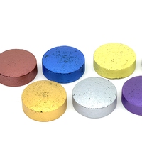 Disques de charbon de bois colorés en bois de fruit légers, à allumage rapide, longue durée de combustion, pour chicha et encens