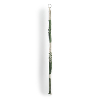 HOMLY HLPH14 Support suspendu rond en coton naturel fait main de 40 pouces pour plantes et fleurs, pour pots de 6 à 12 pouces, capacité de 15 kg