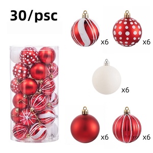 New <b>Christmas</b> Bauble <b>Tree</b> Decorations Bulk Holiday <b>Ornaments</b> Sublimation Blank Indoor Balls Perfect <b>Christmas</b> Gift Set - Product Image 3