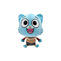 Ensemble de jouets en peluche ronds orange de style dessin animé, figurines en peluche à achat immédiat pour la vente en gros aux chaînes de magasins de proximité