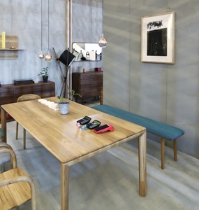 Moderna panca <span class=keywords><strong>in</strong></span> <span class=keywords><strong>legno</strong></span> massello soggiorno mobili per il tempo libero sedia sedia da panca 2-3 posti adatto per l'attesa Area di riposo di scenico - Product Image 5